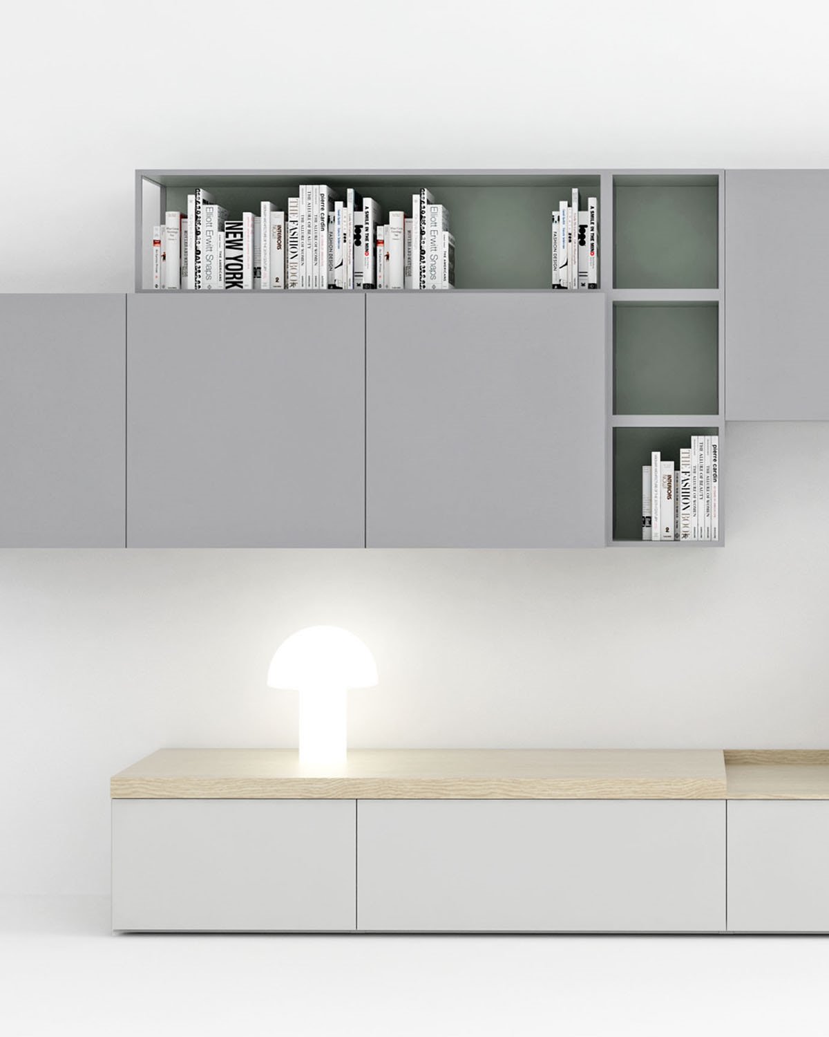 Wandkasten BedHabits Bookliving 10 1200 5